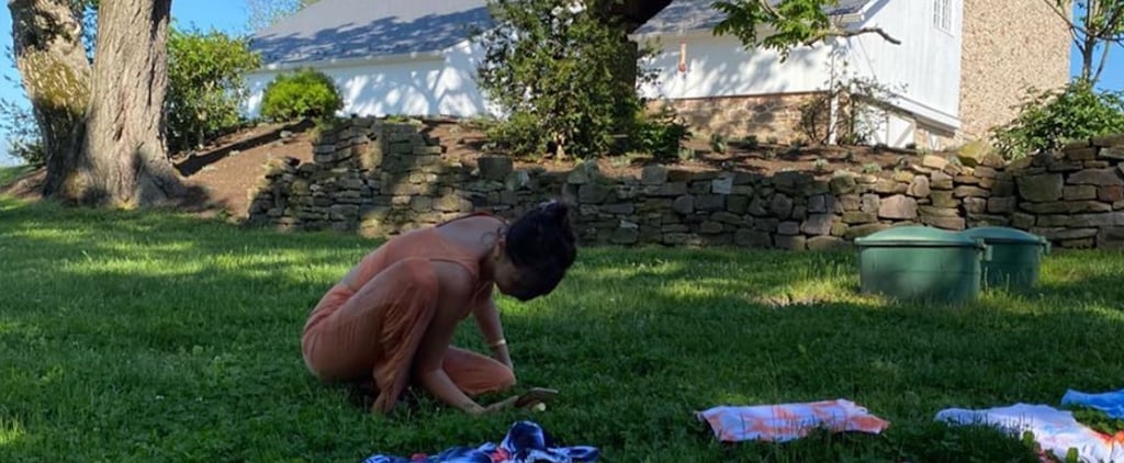 Bella Hadid's Tie-Dye T-Shirt Project on Instagram