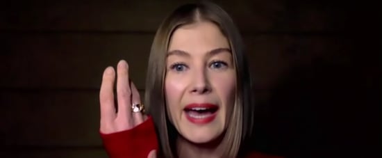 Rosamund Pike Says She Buries Awards in Her Garden | Video