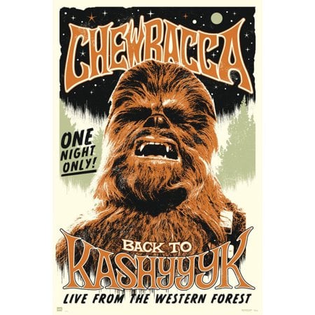 Chewbacca Star Wars Movie Poster