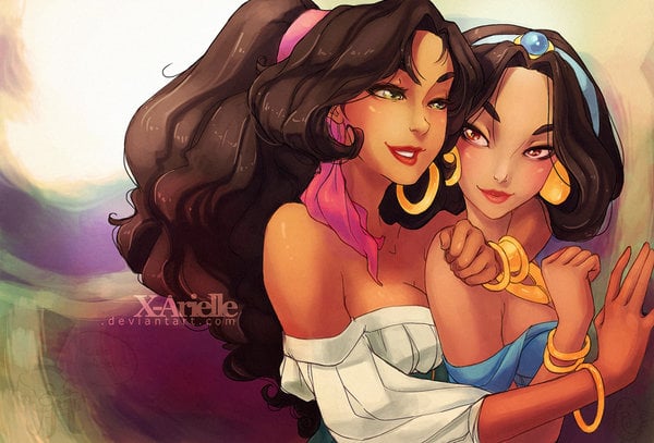 Esmeralda and Jasmine