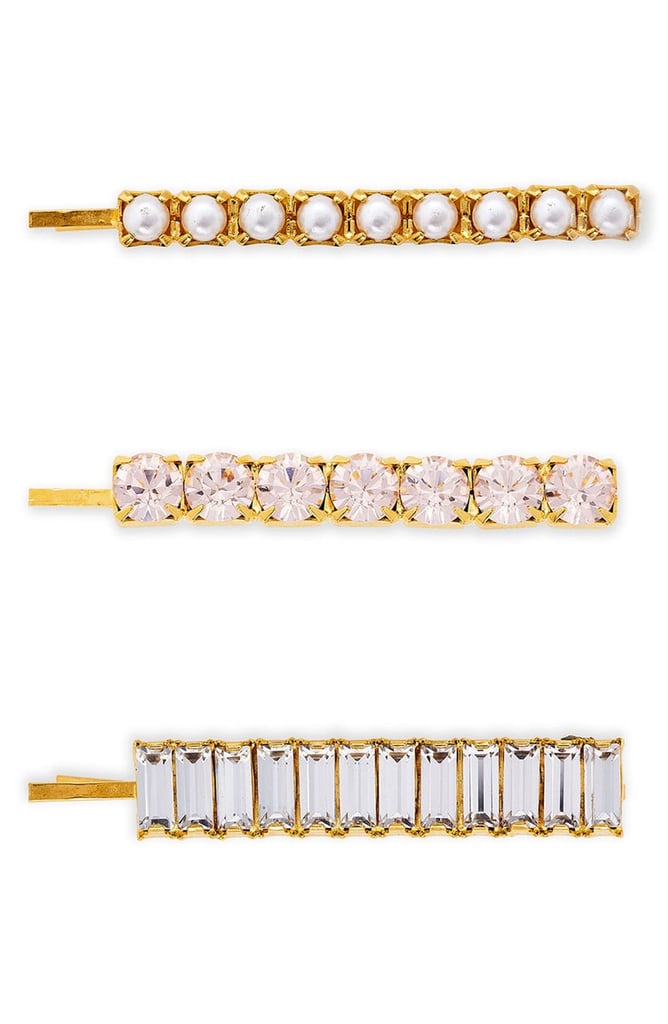 Lelet NY Set of 3 Crystal Bobby Pins