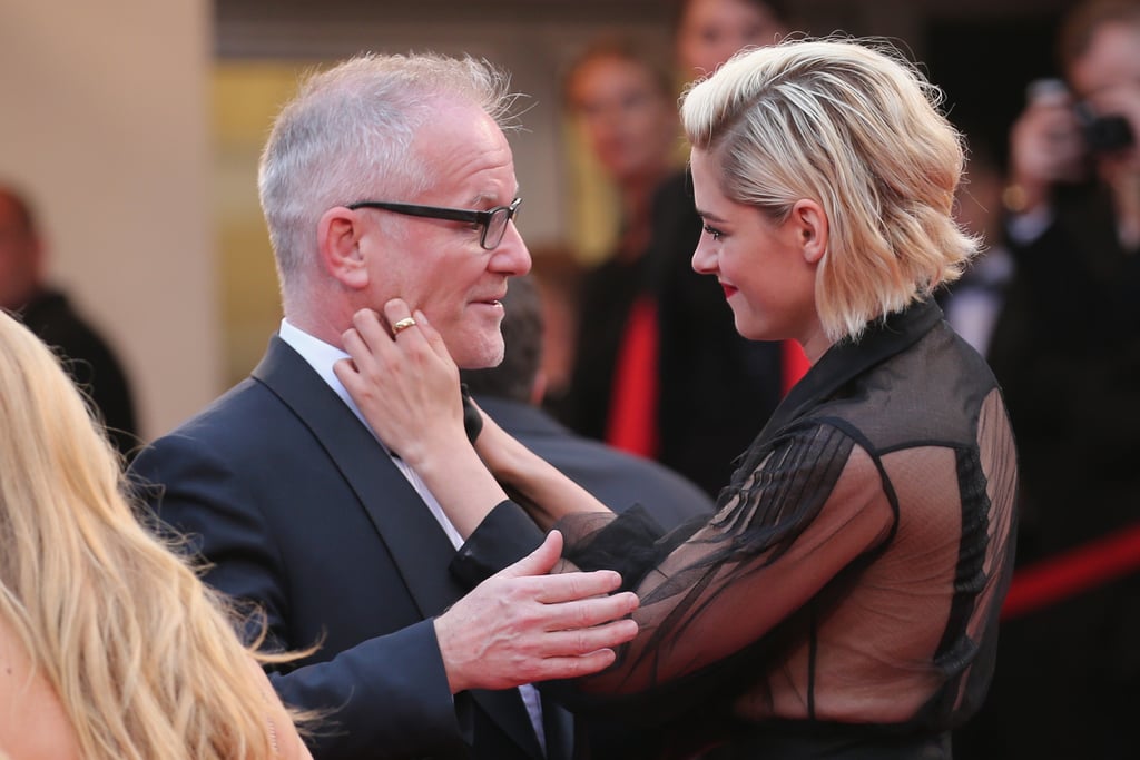 Pictured: Kristen Stewart and Thierry Frémaux