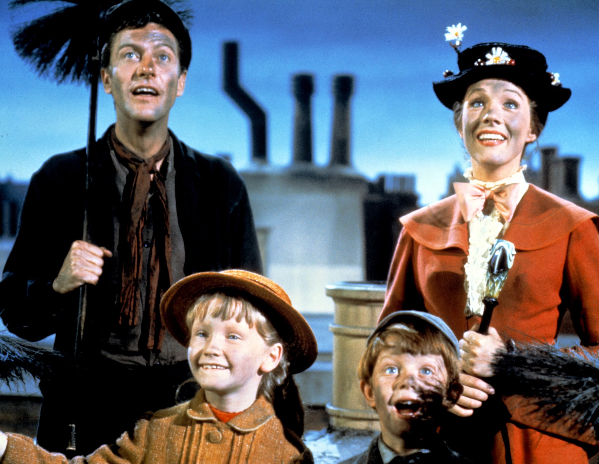 MARY POPPINS, Dick Van Dyke, Karin Dotrice, Matthew Garber, Julie Andrews, 1964