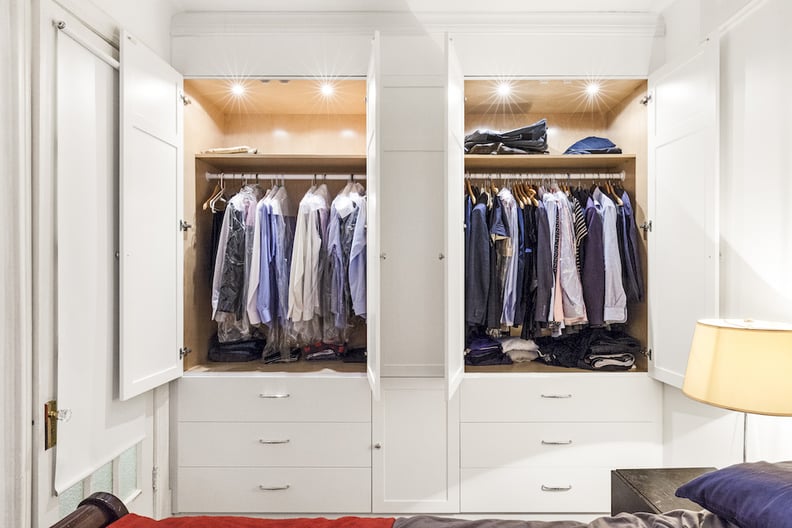 Side-by-Side Bedroom Closets