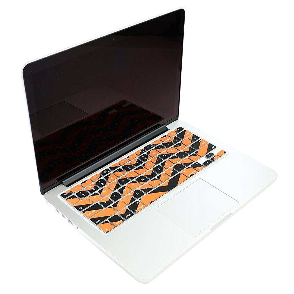 TopCase Orange and Black Chevron Keyboard Skin ($7)