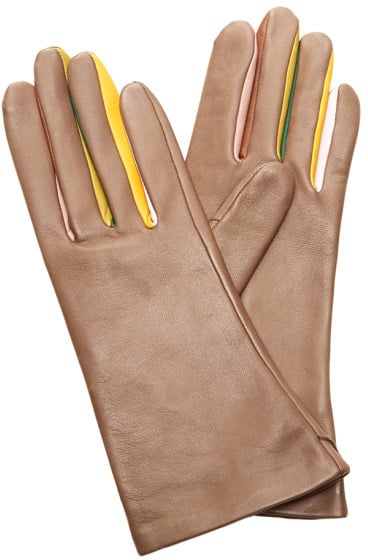 Rodarte Multicolored Leather Gloves
