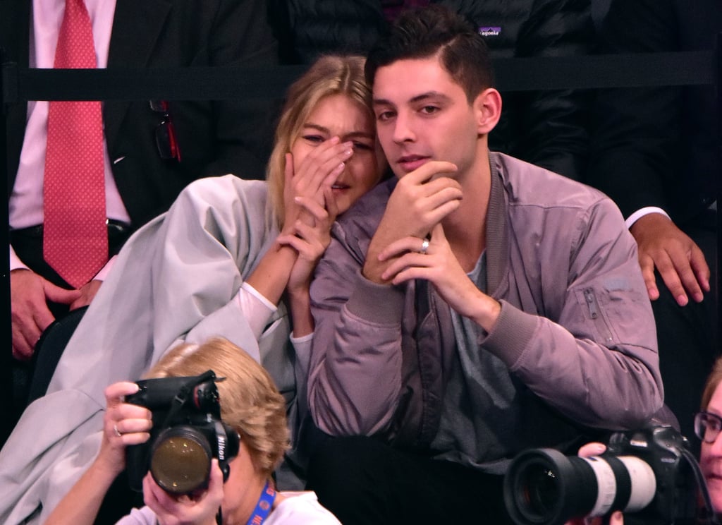 Gigi Hadid and Best Friend at New York Knicks Game