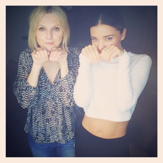 Miranda Kerr rocked the crop-top look.
Source: Instagram user mirandakerr