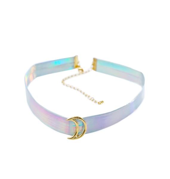 Dolls Kill Half Moon Choker ($15)
