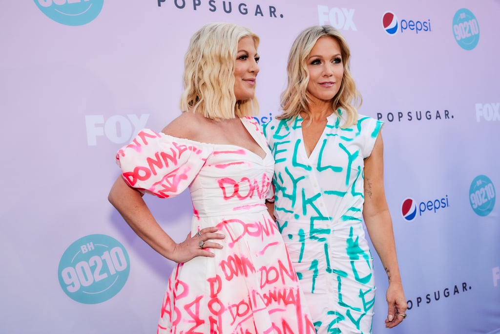 BH90210 Celebrities at the Peach Pit Pop-Up | POPSUGAR Entertainment