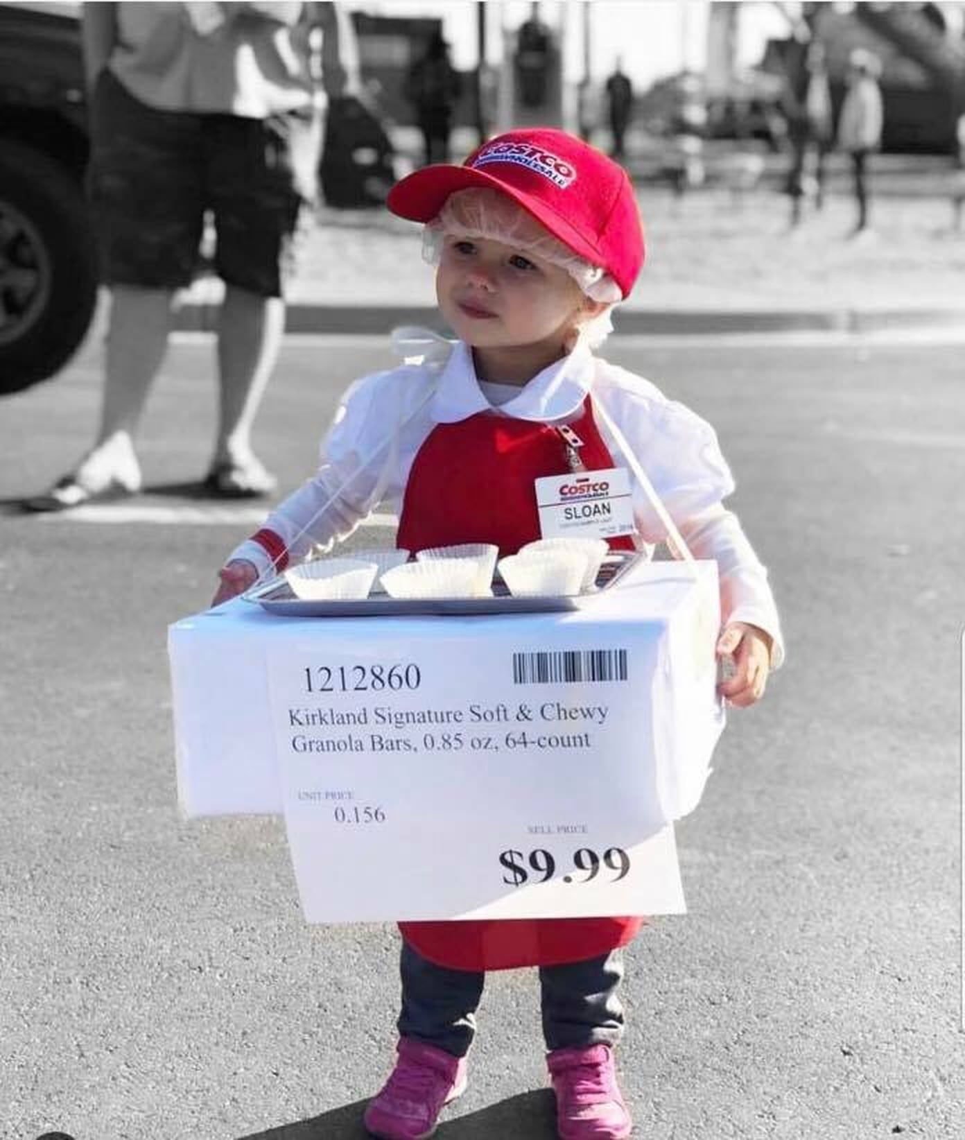 Toddler Dressed as Costco Employee For Halloween POPSUGAR Family