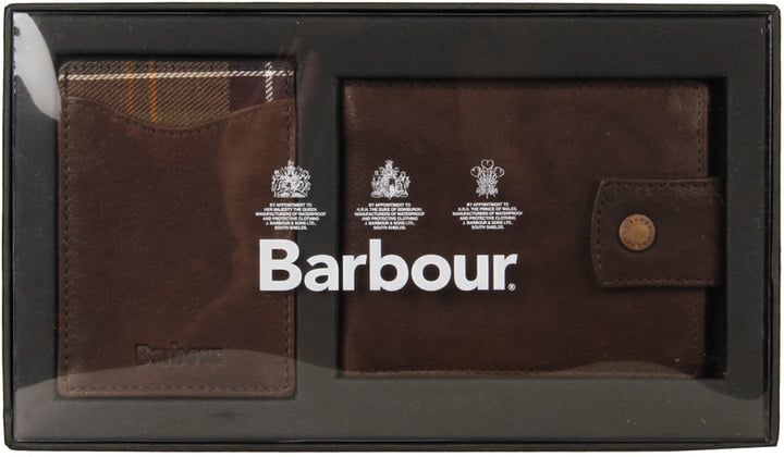 barbour wallet gift set