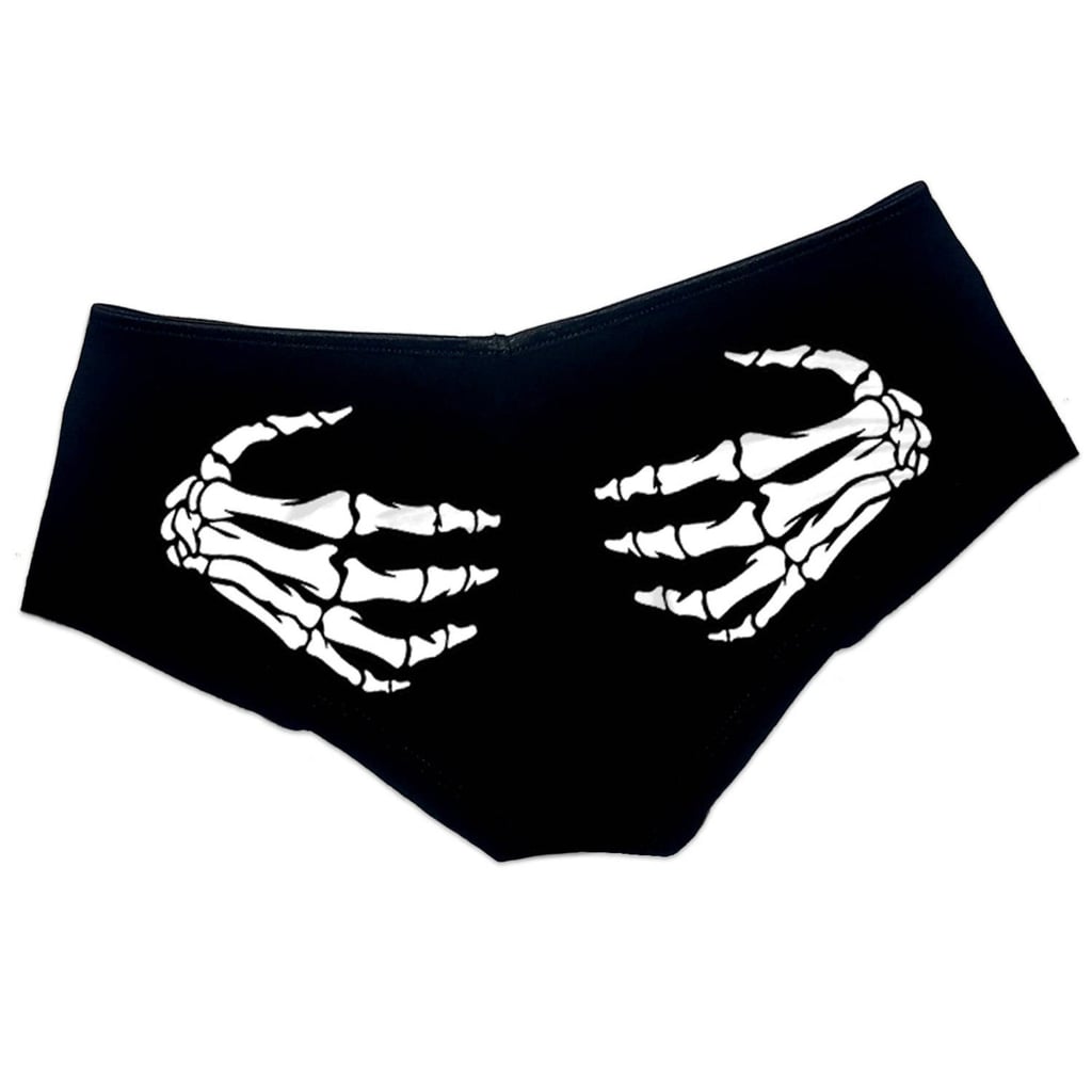 Skeleton Hands Panties