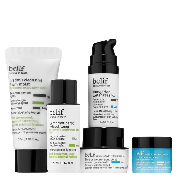 belif Hydrators-On-The-Go Kit, Travel Kit, Moisturizer, Eye Cream, Serum,  Hydration