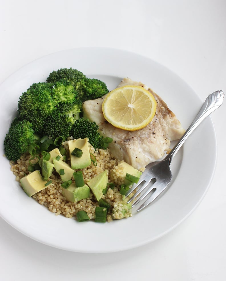 Roasted Fish With Quinoa Salad