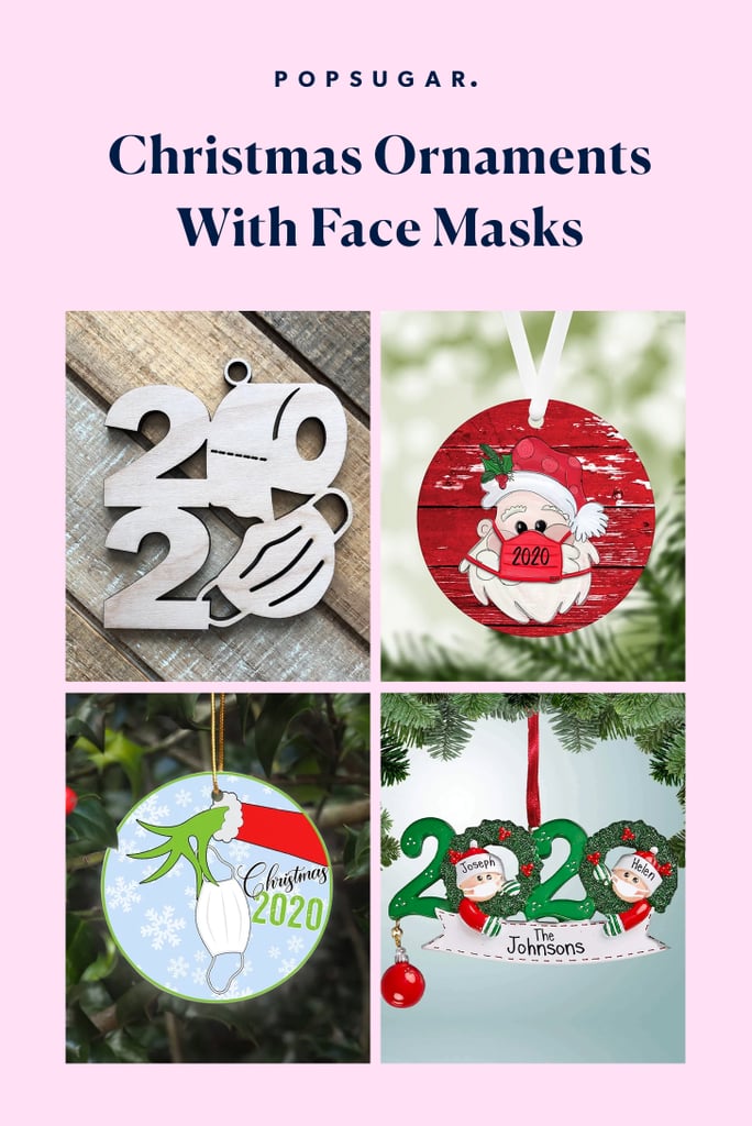 Christmas Ornaments With Face Masks