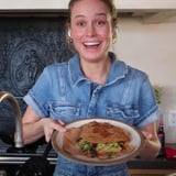 Brie Larson, Joshua Weissman Vegetarian Crunchwrap Supreme