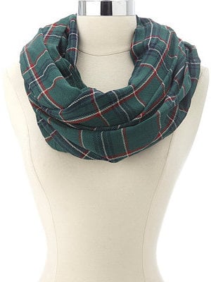 Charlotte Russe Plaid Infinity Scarf