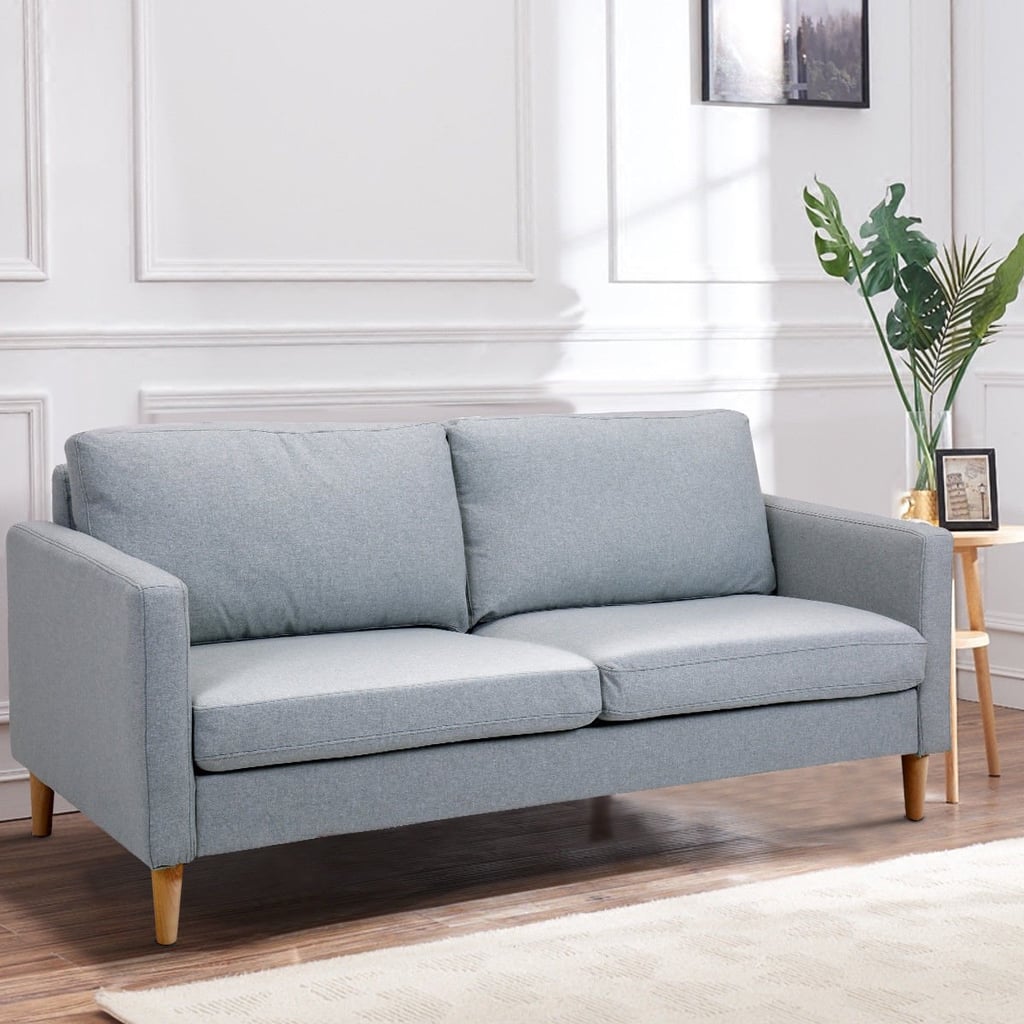 Costway Modern Fabric Couch Sofa Love Seat