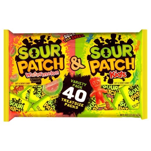 Sour Patch Kids and Sour Patch Watermelon Mix, 40 Pieces ...