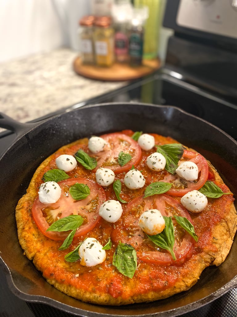 Sweet Potato Cast Iron Skillet Pizza Recipe POPSUGAR Food