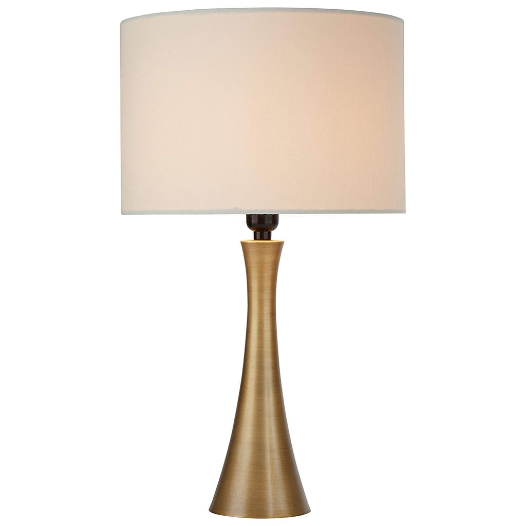 Rivet Needle Curved Brass Table Lamp