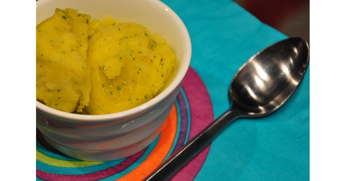 Simple Mango Mint Sorbet Recipe