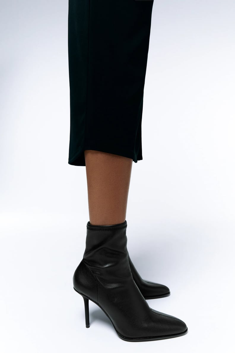 Zara store heeled boots