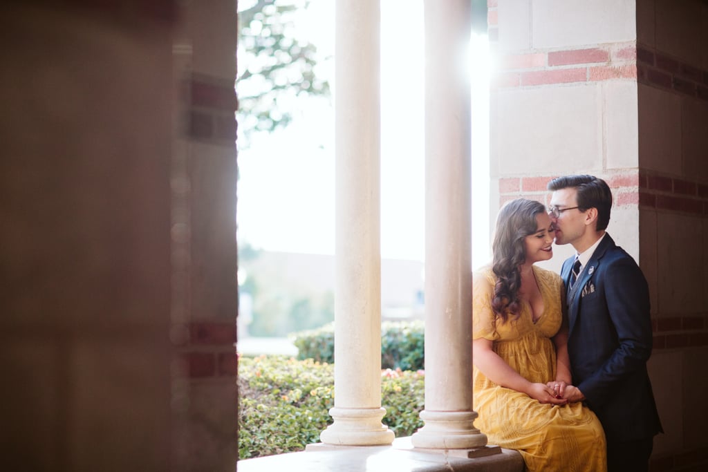 Harry Potter Hufflepuff and Ravenclaw Engagement Photos