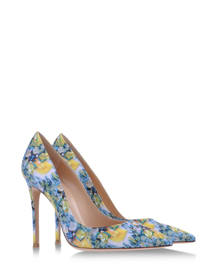 Mary Katranzou x Gianvito Rossi Floral-Print Pumps | Best Printed Shoes ...