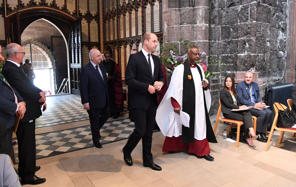 Prince William at Manchester Arena National Service May 2018