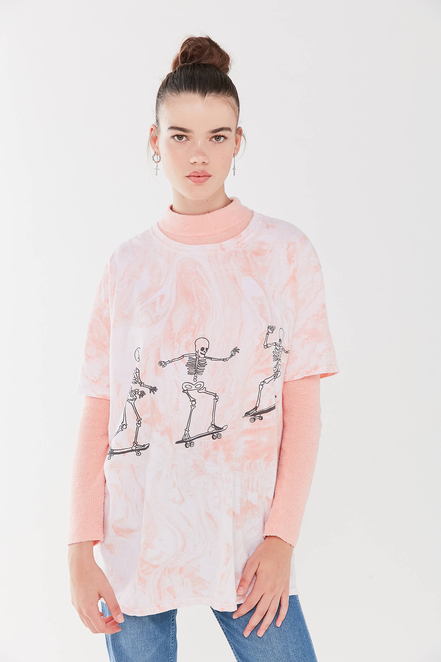 Project social skeleton tee Clearance
