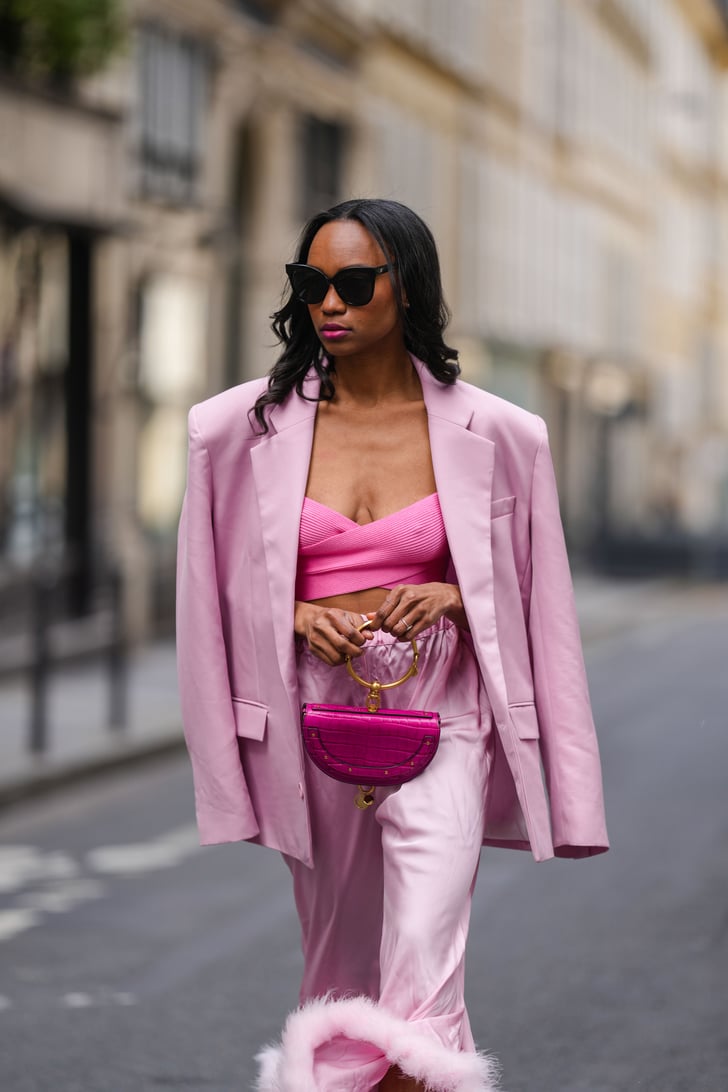 River Island chunky bubble crop cardigan in light pink