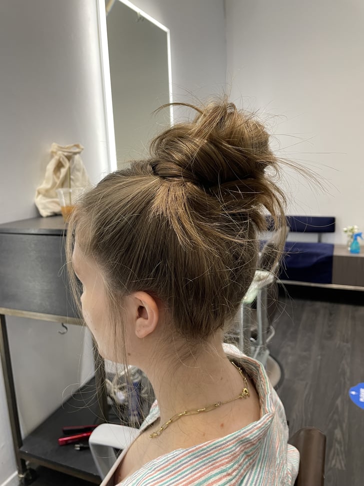 Hairstyles For Greasy Hair Modern Messy Bun 22 Hairstyles For Greasy Hair Days POPSUGAR