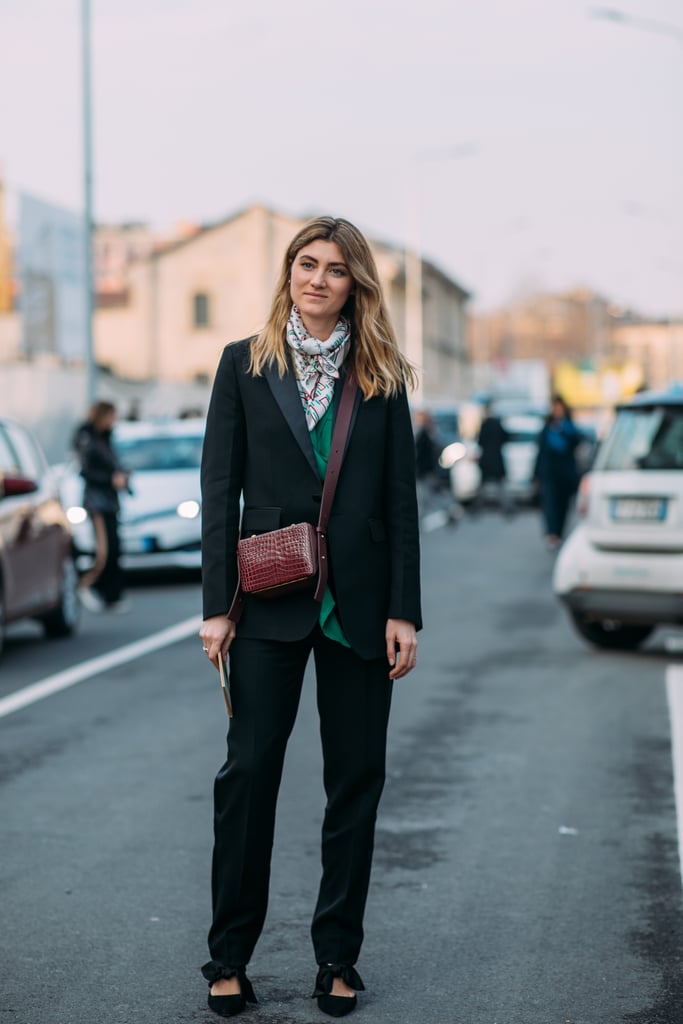 Street Style at Milan Fashion Week Fall 2018 | POPSUGAR Fashion