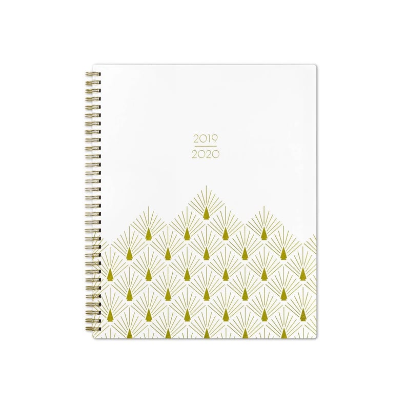 Gold and White Academic Planner