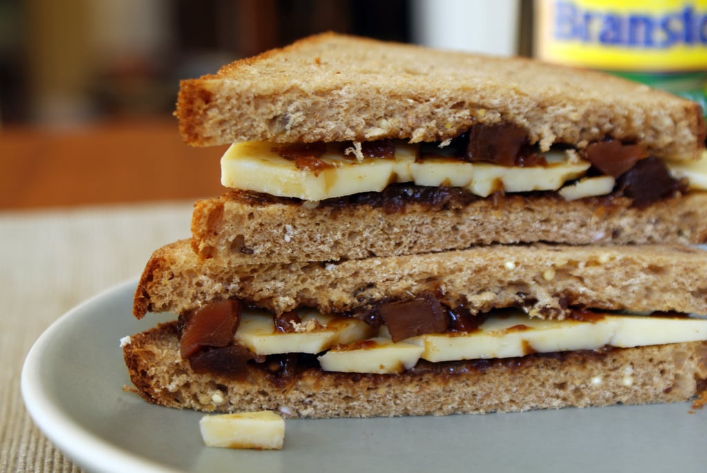 Cheese and Pickle Sandwich