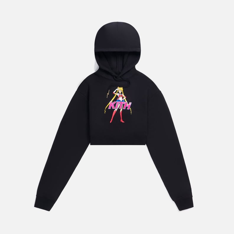 Kith Women x Sailor Moon Alexa Cropped Hoodie — Black