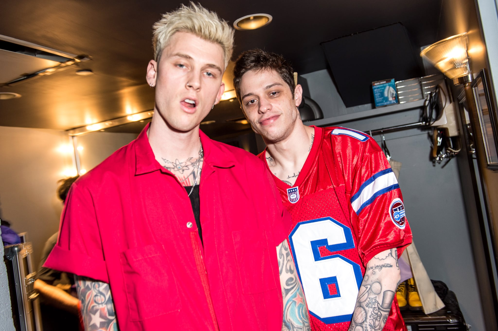 Pete Davidson And Machine Gun Kelly S Friendship Pictures Popsugar Celebrity