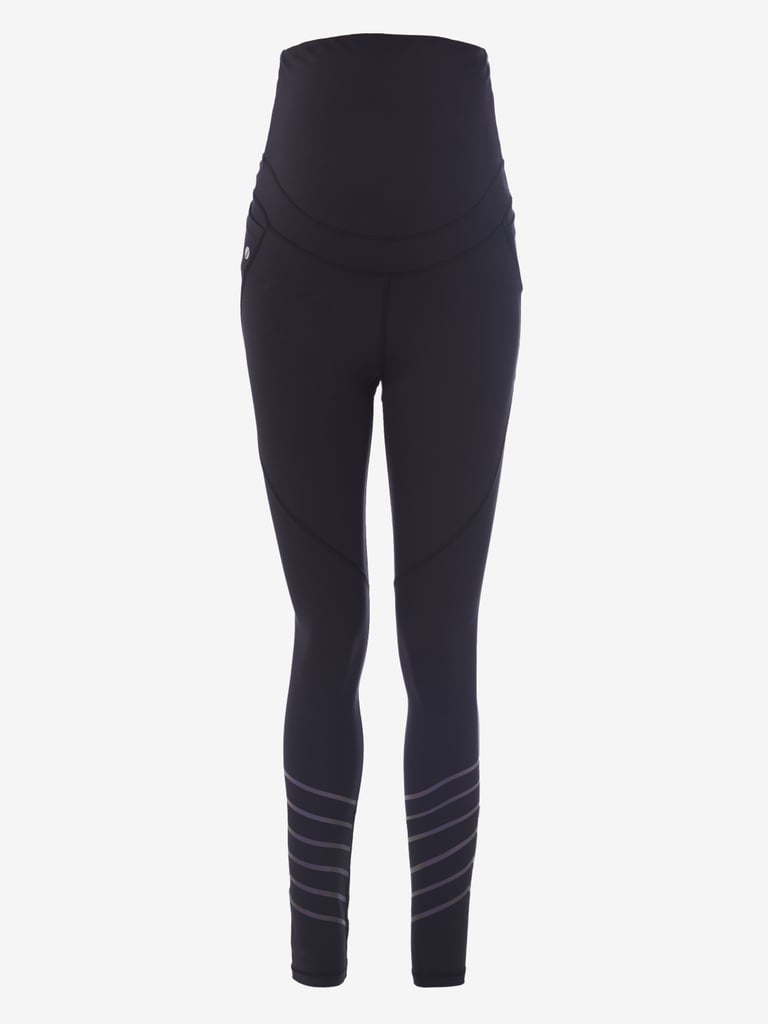 Best Squat-proof Leggings: Jojo Maman Bébé Black Maternity Activewear Reflective Leggings