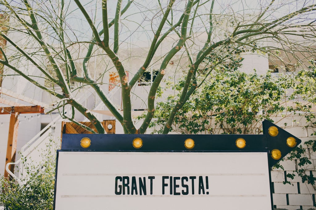 Trendy Palm Springs Wedding