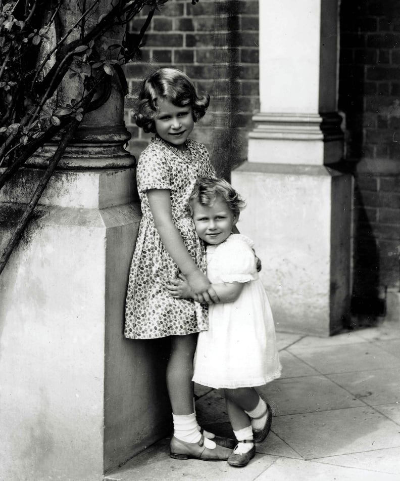 The Queen and Princess Margaret's dance class