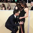 John Stamos Plants a Big Kiss on His Fiancée's Baby Bump at the SAG Awards