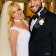 Britney Spears Got Married in a White Wedding Dress With a Thigh-High Slit