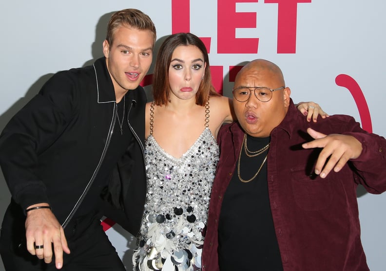 Matthew Noszka, Kiernan Shipka, and Jacob Batalon at the Let It Snow Premiere