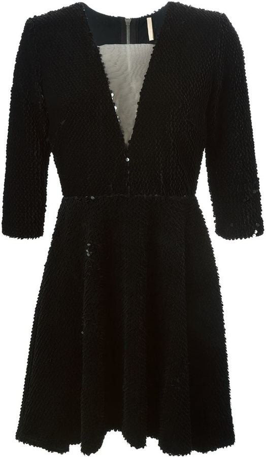 Maria Lucia Hohan Plunging V-Neck Sequin Dress  ($891)