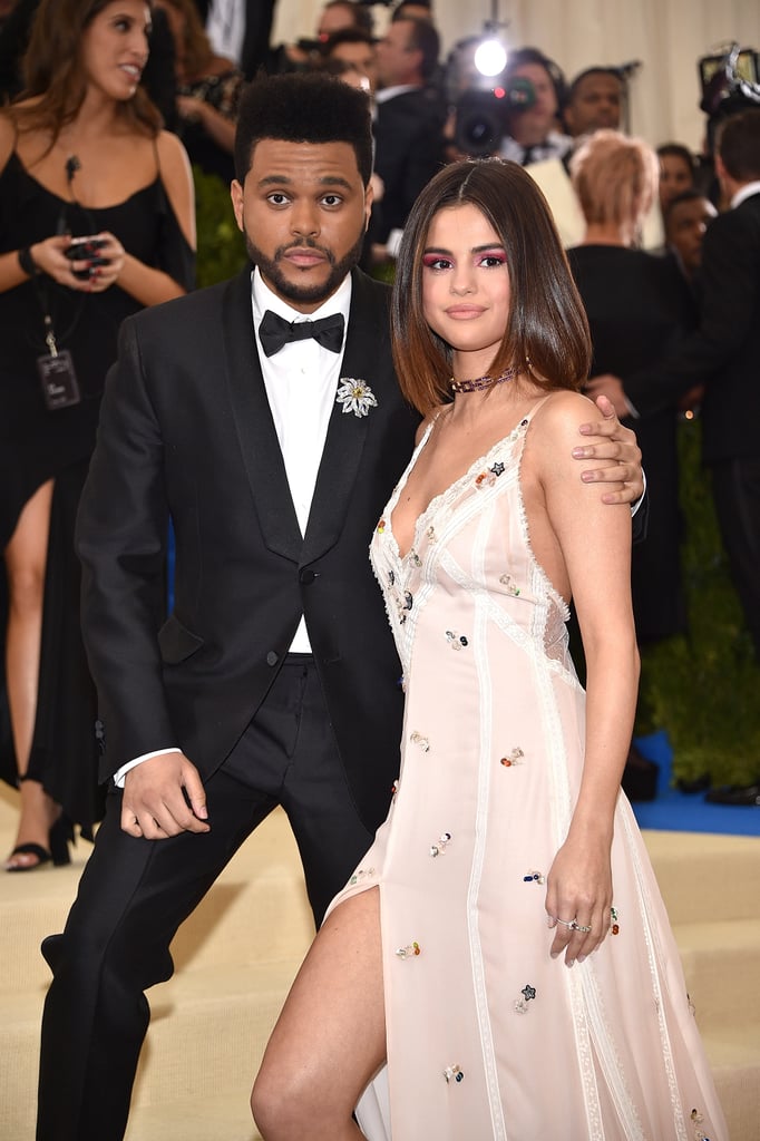 Selena Gomez and The Weeknd at the Met Gala 2017 POPSUGAR Celebrity