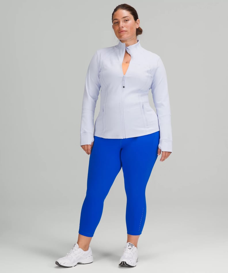 Sold Out Define Jacket in Blue Nile  Lululemon outfits, Cute running  outfit, Comfy summer outfits