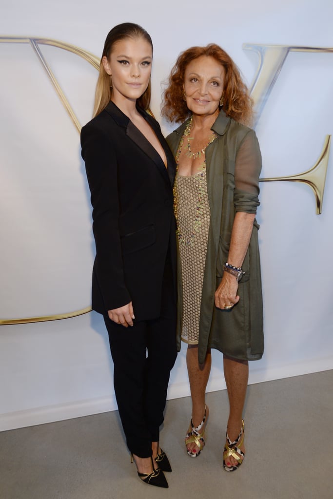 But She Also Sits Front Row at DVF