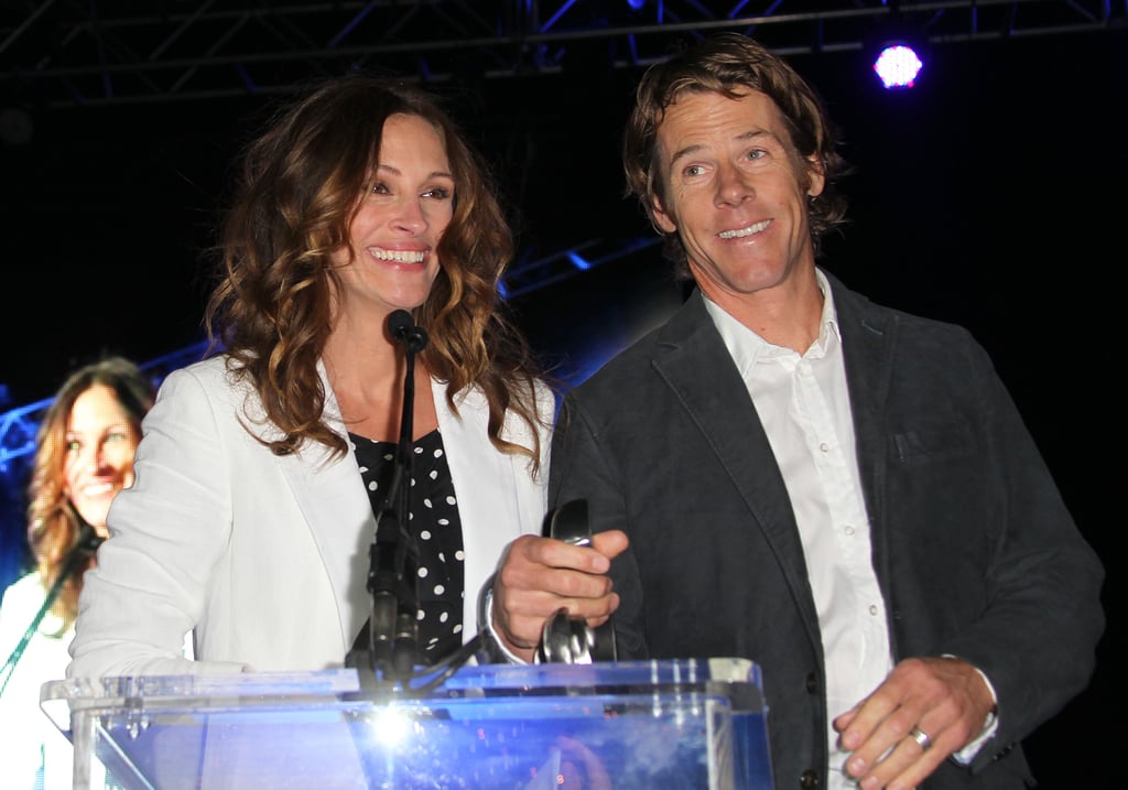 Julia and her husband Danny Moder took the stage during a fundraiser for Heal the Bay in Santa Monica in May 2012.